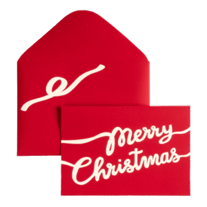 Tarjetas Navideñas Merry Christmas Rojo